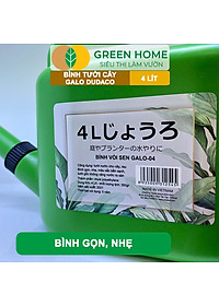 Bình Tưới Cây Vòi Sen GreenHome, Galo Dudaco, 4 Lít, 2 Chế Độ Tưới, Dễ Sử Dụng, Tháo Lắp Dễ Dàng, Độ Bền Cao