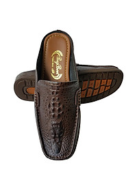 Dép Sục Nam BIGGBEN Da Bò Thật Vân Cá Sấu SB45