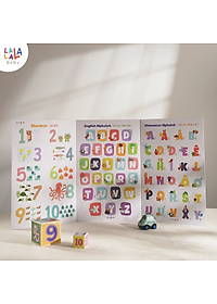 Bảng gấp thông thái - My First Learning chart (Dành cho bé từ 1 tuổi) - Lalala Baby