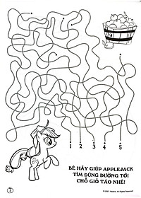 Sách My Little Pony - Jumbo Tô Màu Và Các Trò Chơi 7
