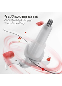 Máy xay thịt đa năng SEKA SK2288 công suất 500W, cối thuỷ tinh dao 4 lưỡi hàng chính hãng