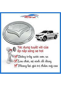 Ốp nắp xăng BT50, Mazda BT-50 mạ crom chống trầy trang trí ô tô