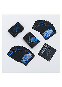 Bộ Bài Tây Poker Nền Đen Cao Cấp Chọn Màu – Bài Tây Đen Bằng Nhựa PVC Chống Thấm Nước Chống Gập Hàng Chính Hãng Amalife
