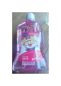 Nước súc miệng trẻ em Pororo vị táo 300ml tăng kèm móc khoá