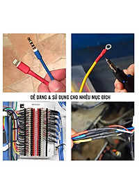 Bộ Ống Gen Co Nhiệt Thu Hẹp Nhiều Màu Đủ Size Kích Thước Giúp Cách Điện Bảo Vệ Dây Cáp (Chất Liệu PE Polyolefin) Giúp Sửa Chữa Dây Điện Nhanh Chóng - Hàng Nhập Khẩu