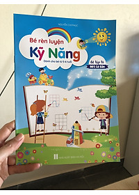 Bộ 8 cuốn Bé Rèn Kỹ Năng Dành Cho Bé 5-6 Tuổi