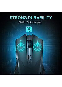 Chuột chơi game văn phòng có dây USB PICTEK T9 3200 DPI 6 nút - Hàng chính hãng