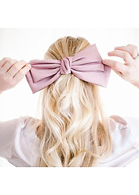 Cặp tóc nơ phong cách Hàn Quốc cực xinh, kẹp nơ sau dễ thương KT13 được các bạn nữ cực kỳ yêu thích 