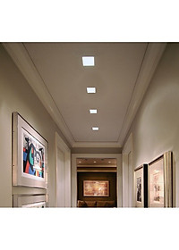 Đèn ốp trần nổi công suất 12W, 18W, 24W RIVEN loại vuông 2 màu ánh sáng hiện đại