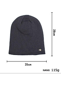 Mũ len, nón len trùm đầu gân nhuyễn C004