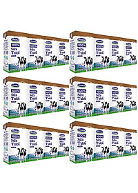 COMBO 6 LỐC SỮA TƯƠI TIỆT TRÙNG VINAMILK 100% SÔCÔLA - LỐC 4 HỘP X 110ML