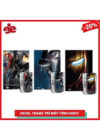 COMBO 3 DECAL TRANG TRÍ MÁY TÍNH CASIO / VINACAL NHÂN VẬT NGƯỜI NHỆN THƯƠNG HIỆU TEENAGE
