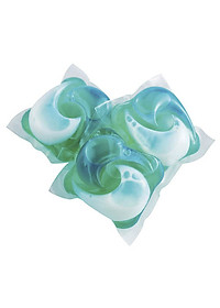 Combo 2 hộp 18 viên nước giặt xả hương hoa màu xanh nội địa Nhật Bản