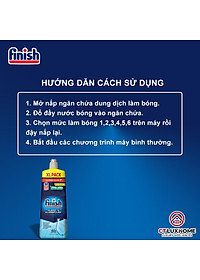 Nước làm bóng Finish 750ml dành cho máy rửa bát - Hàng chính hãng 
