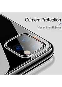 (Mua 1 tặng 1) Ốp lưng dẻo silicon cho iPhone 11 Pro (5.8 inch) hiệu Ultra Thin (siêu mỏng 0.6mm, chống trầy, chống bụi) - Hàng nhập khẩu
