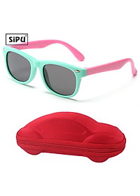 [Kèm Video] Mắt Kính Trẻ Em MK02 Cao Cấp Chống UV400 + Chống gãy Cho Bé Trai Bé Gái (Tặng Kèm Hộp Đựng Kính Hình Ô Tô)