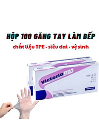 Hộp 100 Găng Tay Cao Su Dùng 1 Lần