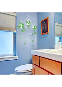 Decal dán tường dán kính giỏ cây SK9343ds