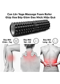 Con Lăn Foam Roller Massage Gai 33cm 45Cm Dãn Cơ Tập Gym, Yoga, Thể Hình miDoctor