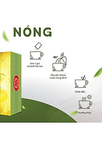 Trà hoà tan Rita Võ Cafe Sả chanh [12góix18g]