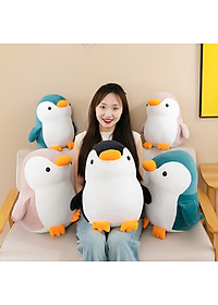 Gấu Bông Chim Cánh Cụt Mập Mềm Mịn Dễ Thương Mẫu Mới (25cm--->45cm) Vải Miniso 4 Chiều Co Giãn Êm Ái, Hàng Cao Cấp An Toàn Cho Trẻ Nhỏ