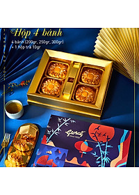[HSD: 24/10/2025] Hộp 4 Bánh Trung Thu Givral Sum Vầy 4 (200gr)