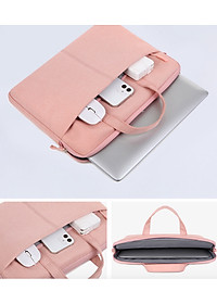 Túi xách vải chống sốc laptop macbook surface, túi công sở đeo chéo nam nữ cặp đựng laptop