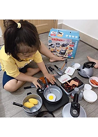 Đồ Chơi Nhà Bếp Nấu Ăn 36 Món Đồ Chơi Giáo Dục Phát Triển Kỹ năng Cho Trẻ Em