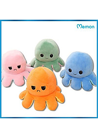 Gấu bông bạch tuộc cảm xúc 2 mặt cao cấp – Hàng chính hãng Memon – Đồ chơi thú nhồi bông bạch tuộc cảm xúc nhiều màu. Kích thước 20cm, Bông gòn mềm…