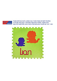 Tấm thảm chơi xếp hình EVA xếp hình lồng vào nhau thân thiện với môi trường dành cho trẻ em để tập bò.