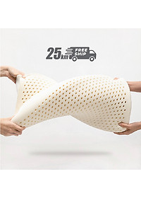 Gối Cao Su Liên Á Contour LAGC3050 (30 x 50 cm) - Trắng