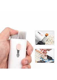 Bộ dụng cụ vệ sinh bàn phím máy tính, laptop, máy ảnh, tai nghe đa năng 7in1 nhỏ gọn tiện lợi, dễ dàng mang theo - Hàng chính hãng