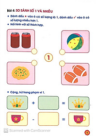 Sách Hành Trang Cho Bé Vào Lớp 1 - Vở Bé Học Toán - Dành Cho Trẻ 5-6 Tuổi