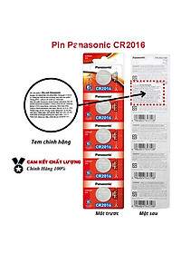 {Panasonic VN nhập khẩu} Pin Cúc Áo Panasonic  CR2016 3V Lithium dùng cho đồng hồ, thiết bị điện tử...