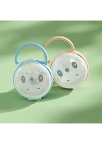 Hộp Đựng Núm Ti Giả, Núm Ti Ngậm Cho Bé Trong Suốt, Có Móc Treo - Phù Hợp Với Núm Ty Ngậm Philips Avent