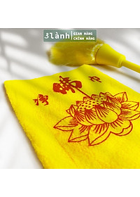 Bộ Vệ Sinh Bàn Thờ Khăn Lau Chổi Quét 3 Lành Dọn Dẹp Bàn Thờ Phật Thổ Địa Thần Tài Gia Tiên Tâm Linh Cuối Năm