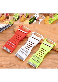 Dụng Cụ Bào Sợi Rau Củ Quả Cầm Tay 3in1 TOKDODO, Nạo Rau Củ Quả Nhà Bếp Đa Năng ( Giao Màu Ngẫu Nhiên )