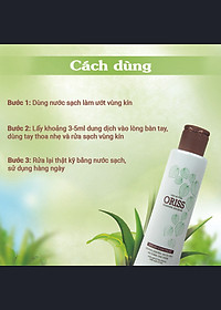 Combo 3 Dung Dịch Vệ Sinh Phụ Nữ Oriss Trầu Không Dịu Nhẹ Hỗ Trợ Khử Mùi, Không Gây Khô Rát 150ml