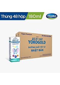 COMBO 24 hộp SỮA BỘT PHA SẴN VINAMILK YOKO GOLD Hộp 180ml