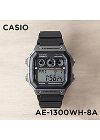 Đồng Hồ Nam Dây Nhựa Casio Standard AE-1300WH-8A Chính Hãng - AE-1300WH-8AVDF Pin 10 Năm