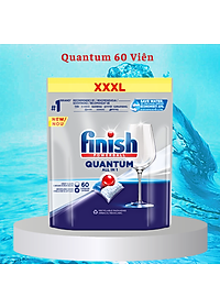 combo 2 túi viên rửa bát finish quantum max 60 viên (2x60tabs=120 viên)