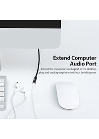 Cáp audio 3.5mm nối dài Vention BHBBI dài 3m - Hàng chính hãng