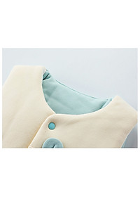 Áo gile sơ sinh cotton lót bông cho bé 0-1 tuổi, chất vải mềm mại, dày dặn giữ ấm tốt, thoáng khí thấm hút mồ hôi | MP27
