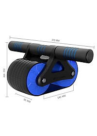 Con Lăn Bánh Xe Tập Cơ Bụng,Sử Dụng Công Nghệ Mới Có Phanh Lò Xo Trợ Lực + Tặng Kèm Thảm Lót Gối