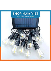 Dây Đèn LED Edison S14 Năng Lượng Mặt Trời Chống Nước Trang Trí Ngoài Trời - Chính Hãng NAVIVU