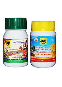 Combo phân bón kích thích ra hoa Đầu Trâu - MK Amica + MK 701