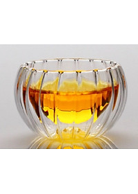 BỘ  6 CỐC THỦY TINH UỐNG TRÀ VÂN TRÁI BÍ - ANTH675