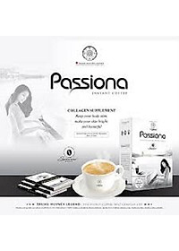 Combo 2 Hộp Cà Phê Sữa Hòa Tan Passiona Trung Nguyên Legend – Hộp 14 Gói 16gr  – Cà Phê Dành Cho Phái Đẹp, Ít Caffeine, Bổ Sung Collagen