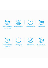 Kính cường lực Nillkin Amazing Guardian Chống Nhìn Trộm cho iPhone 15 / iPhone 15 Plus / iPhone 15 Pro / iPhone 15 Pro Max - Hàng Chính Hãng