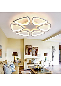 Đèn ốp trần hoa mai 6 cánh 3 chế độ sáng có điều khiển từ xa